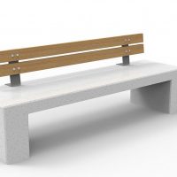 Banca Urbano Cubo cu spatar