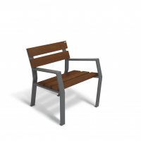 Scaun VANCOUVER lemn FSC cu 5 rigle