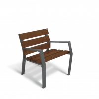 Scaun VANCOUVER lemn FSC cu 6 rigle