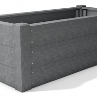 Jardiniera pentru gardinarit Terra-gri