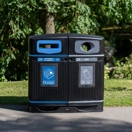Cos de gunoi Glasdon Jubilee Duo 220 recycling_paper cans